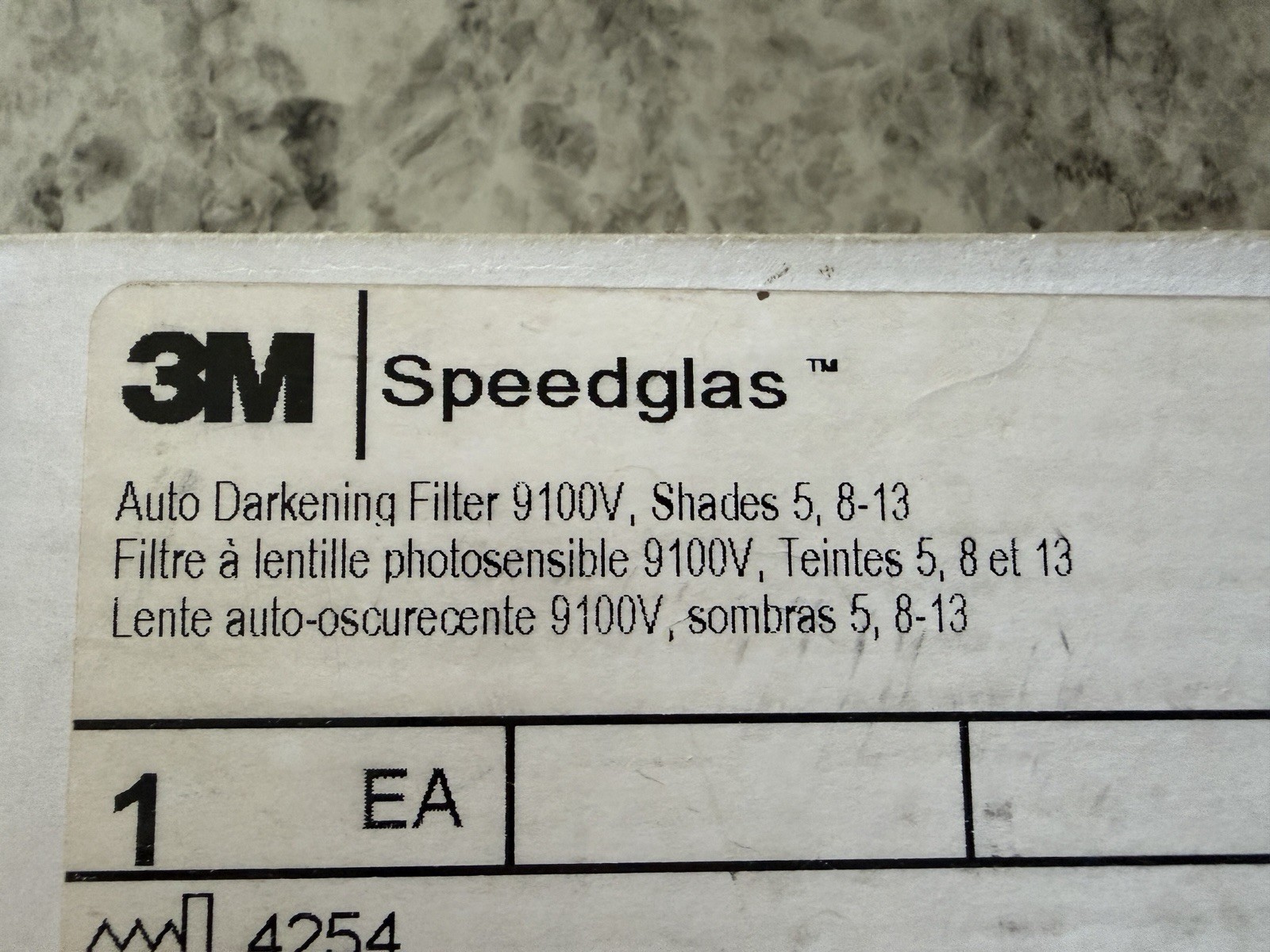 3M Speedglas Auto Darkening Filter 9100V Shades 5, 8-13 Welding Helmet Lens