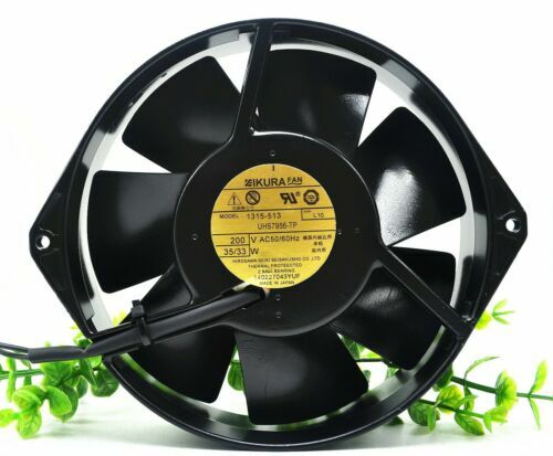1pcs IKURA UHS7956-TP all metal iron leaf high temperature axial fan