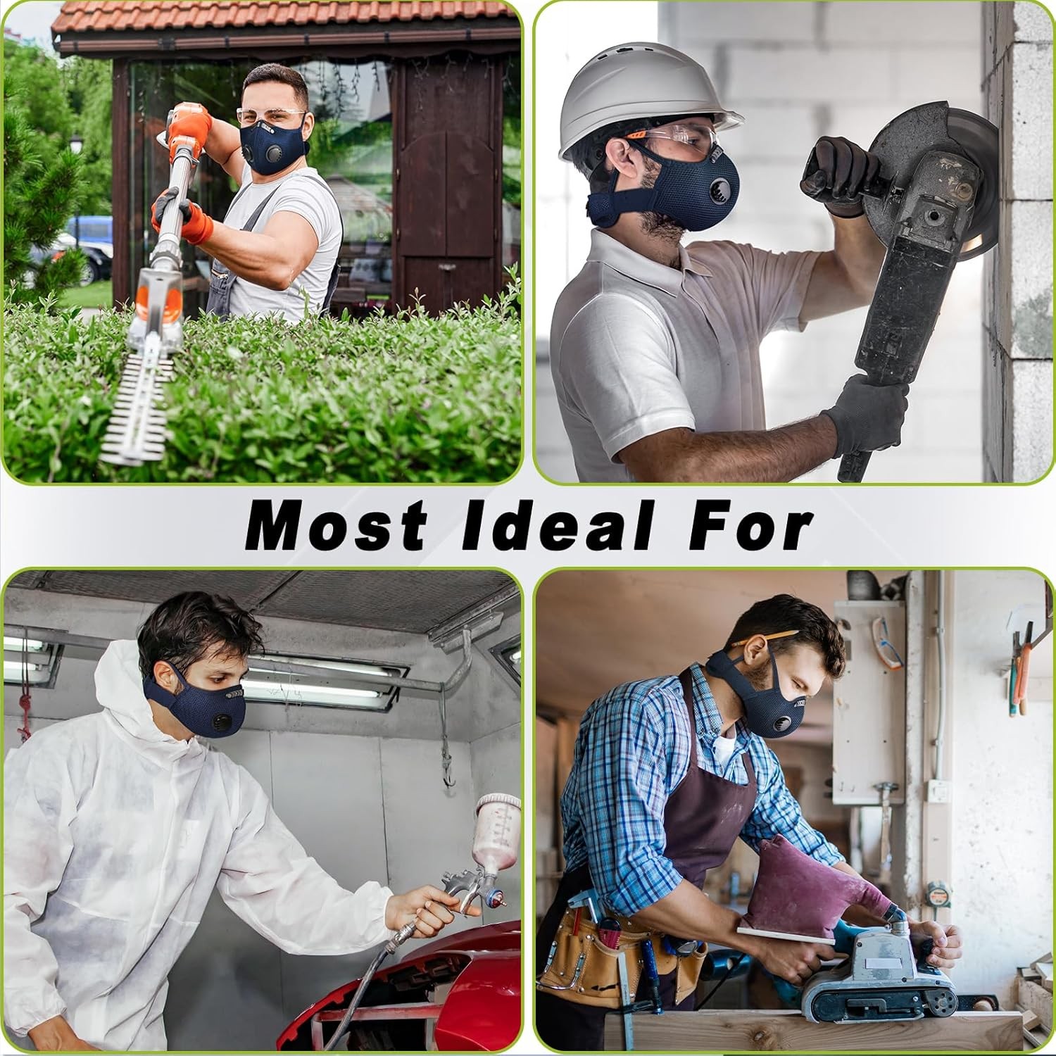 Washable & Reusable Half-Face Shield – Anti-Dust/Pollution Protective Facepiece