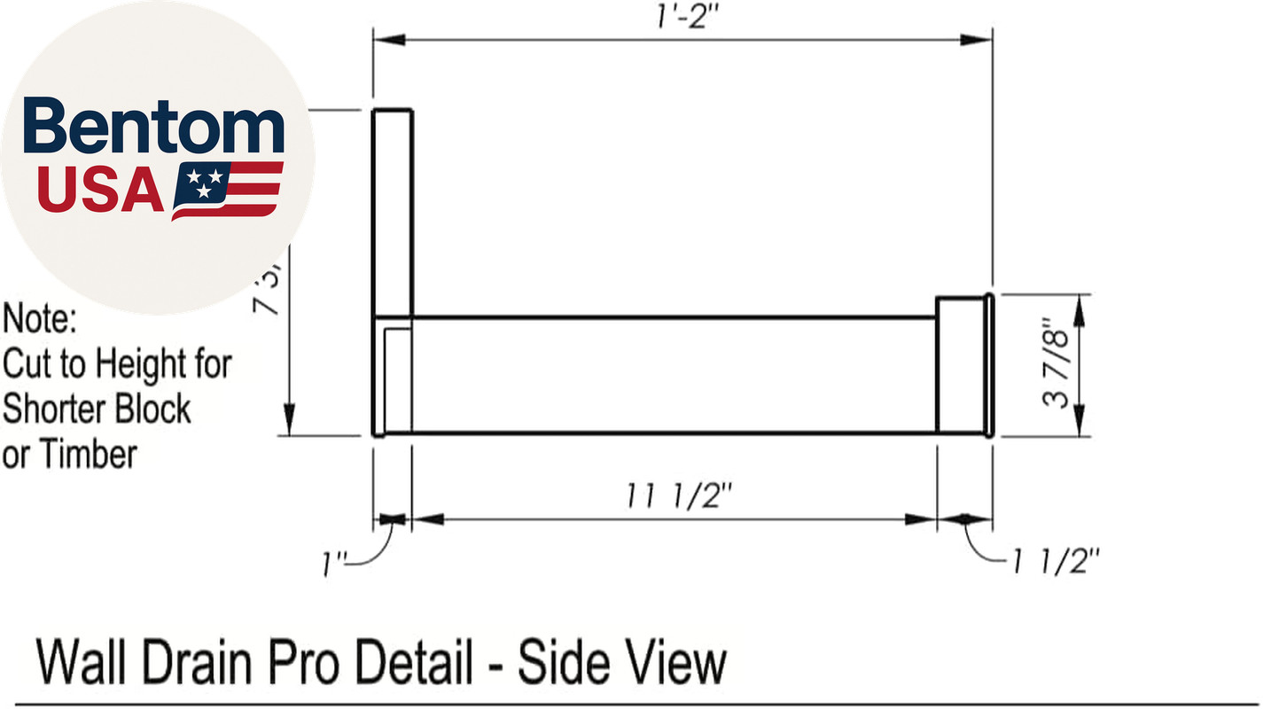 L-Shaped Universal for Retaining Walls and More – TAN Box of 12, (WDP04-TAN-BOX1