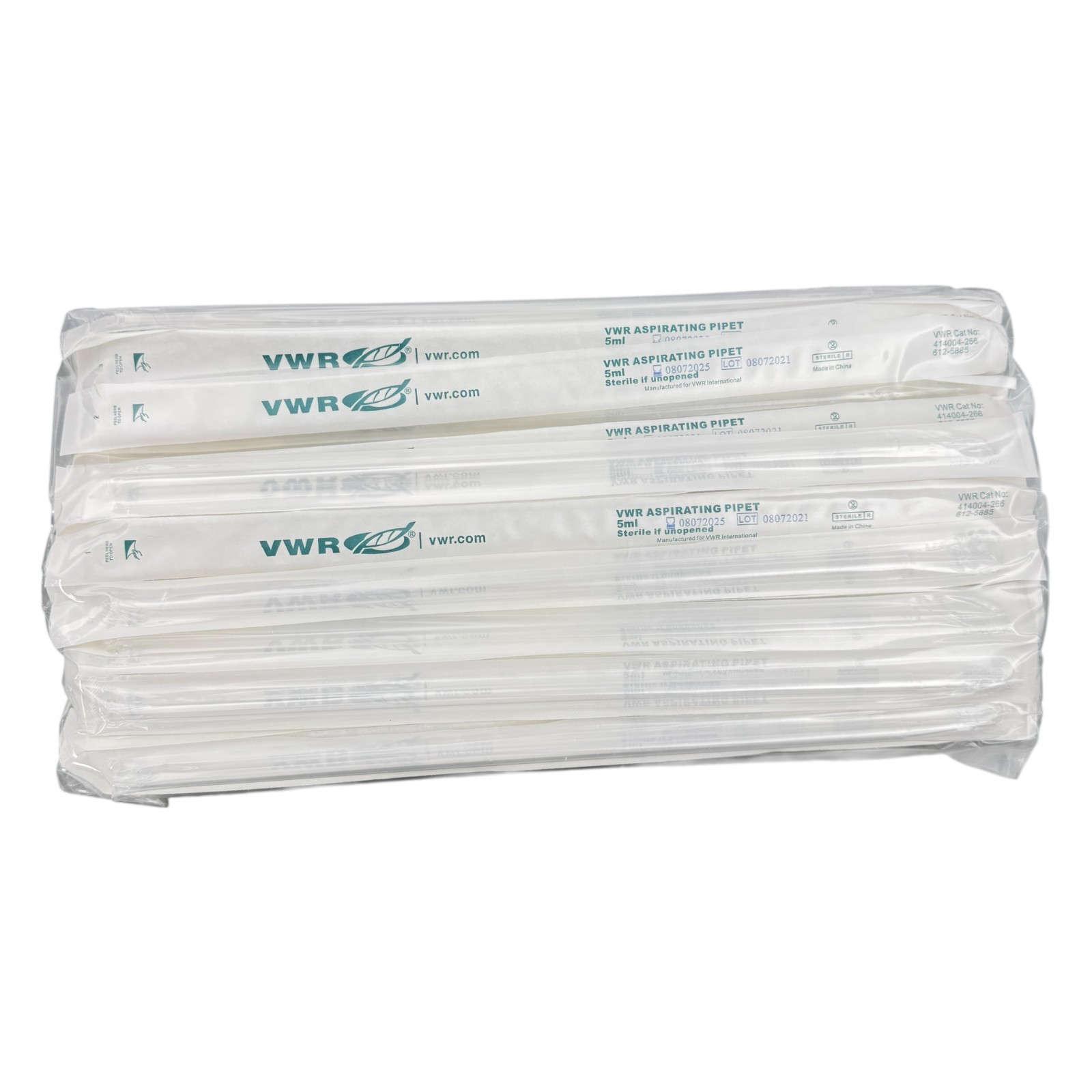 EXPIRED VWR North American Aspirating Pipette,PS, 5ML Sterile 200 CS 414004-266