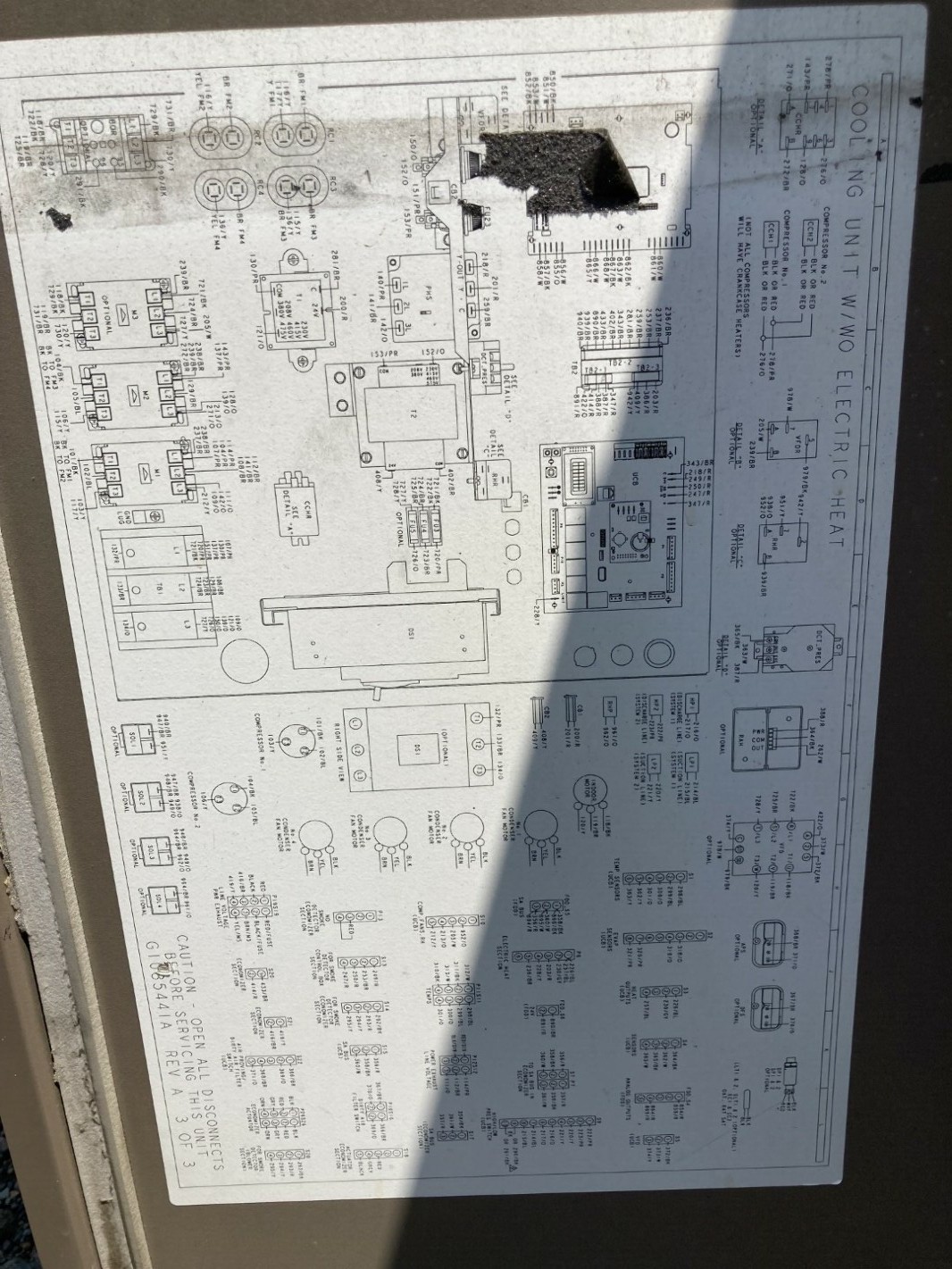 York 12.5 Ton Rooftop AC 208/230-3-60V R410A, ZF150C00N2AAA7A