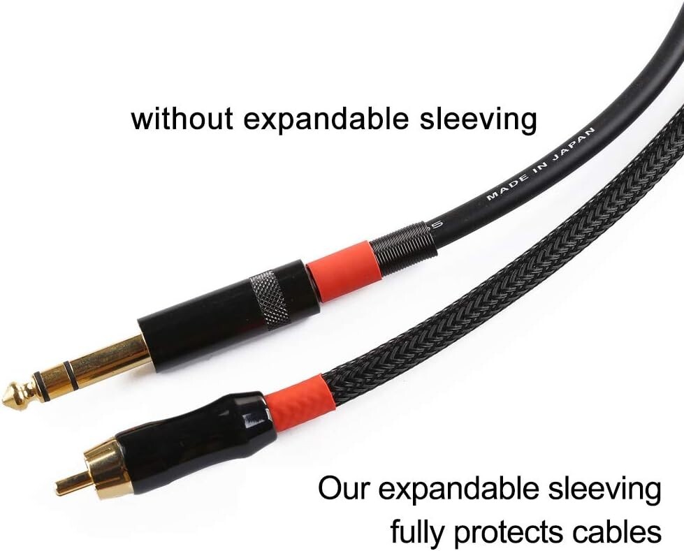 100 FT. 5/16″ Black Expandable Wire Cable Sleeving Sheathing Braided Loom Tubing