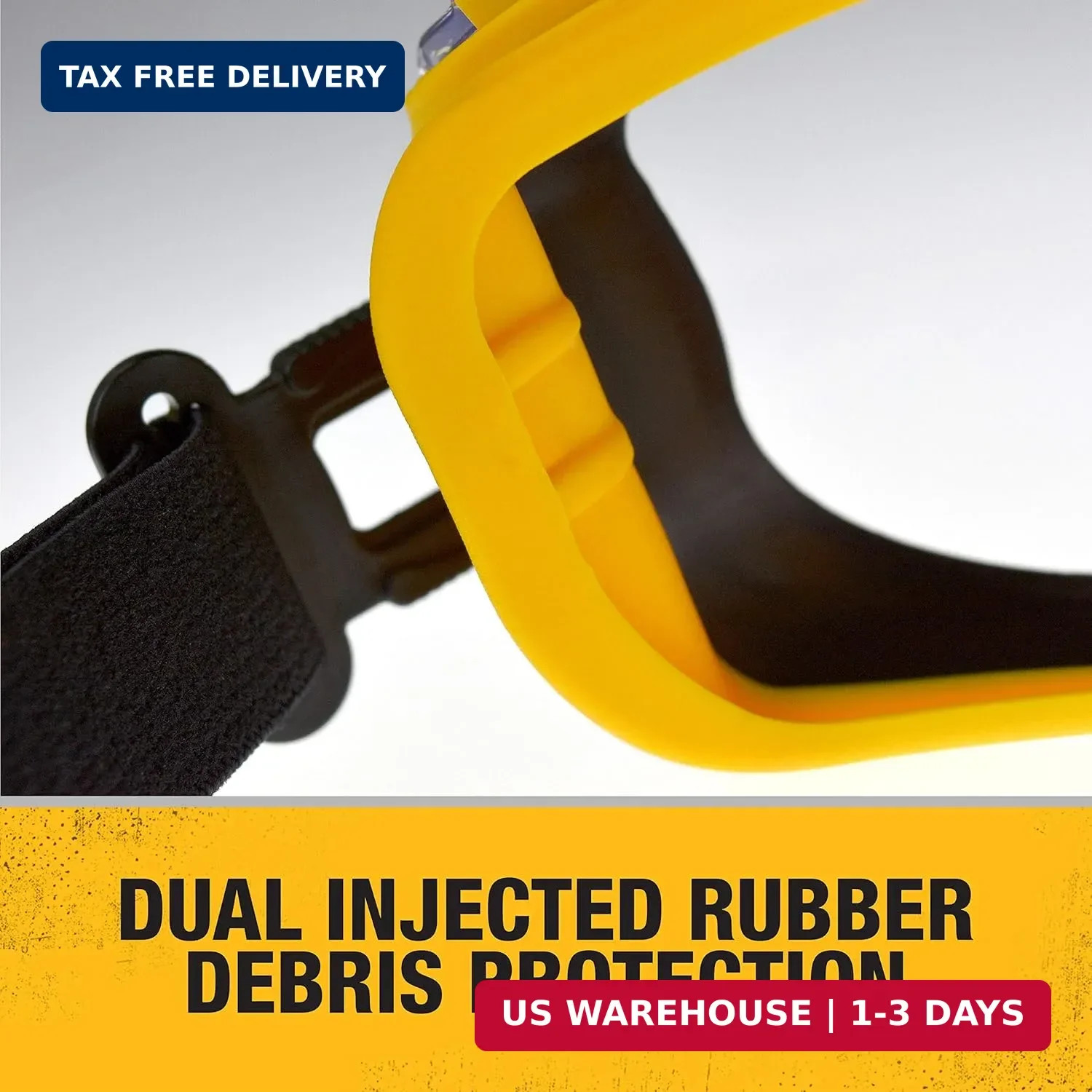 Dewalt DPG82 Concealer Anti-Fog Dual Mold Safety Goggle – 1 Pair
