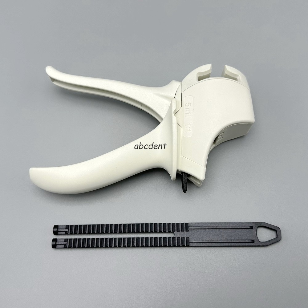 Dental Activa-Spenser Type Dispenser Gun 5Ml 1:1 Impression Mixing Gun Cement