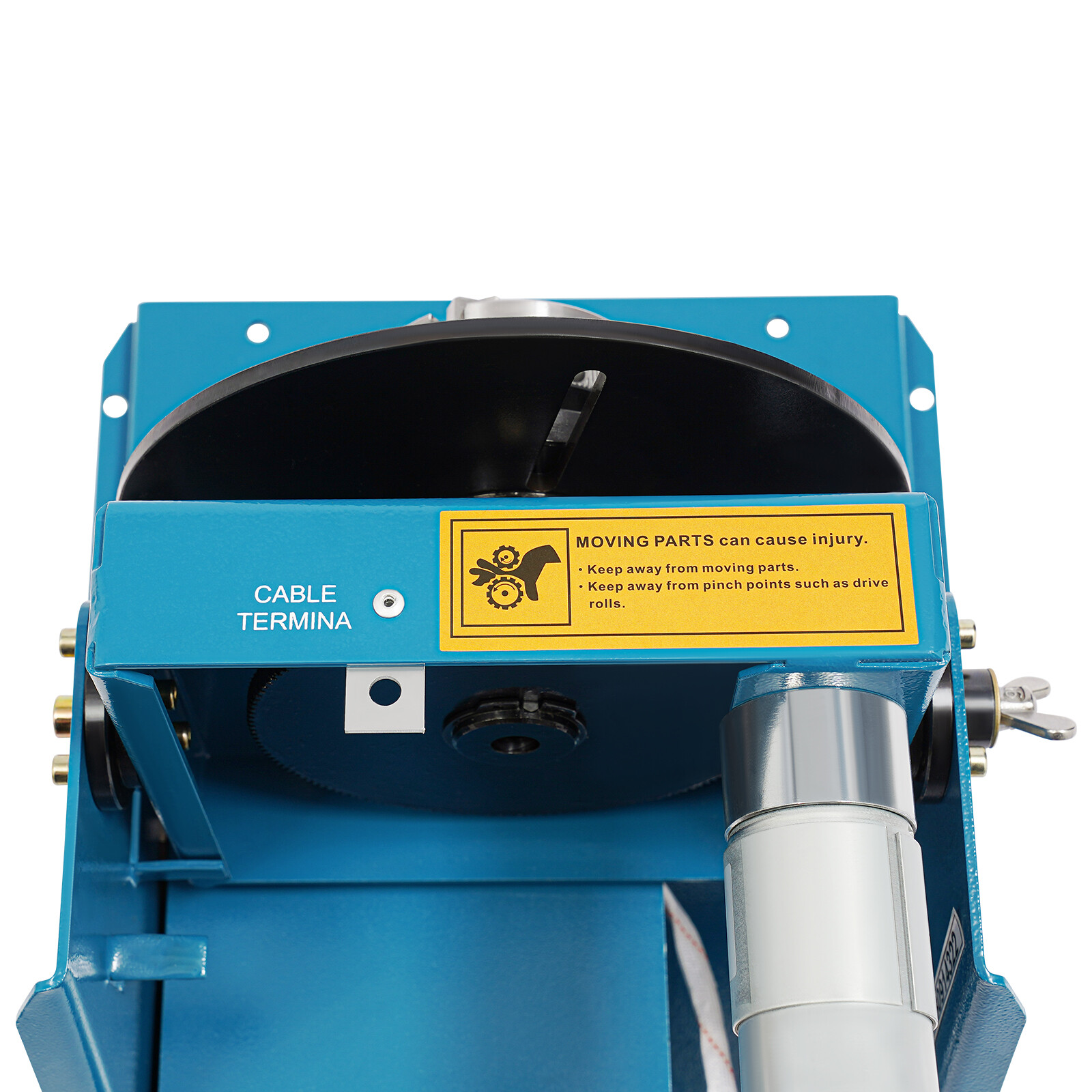 Small Workpieces Rotary Welding Positioner Turntable Table Blue 10W DC24V AC110V