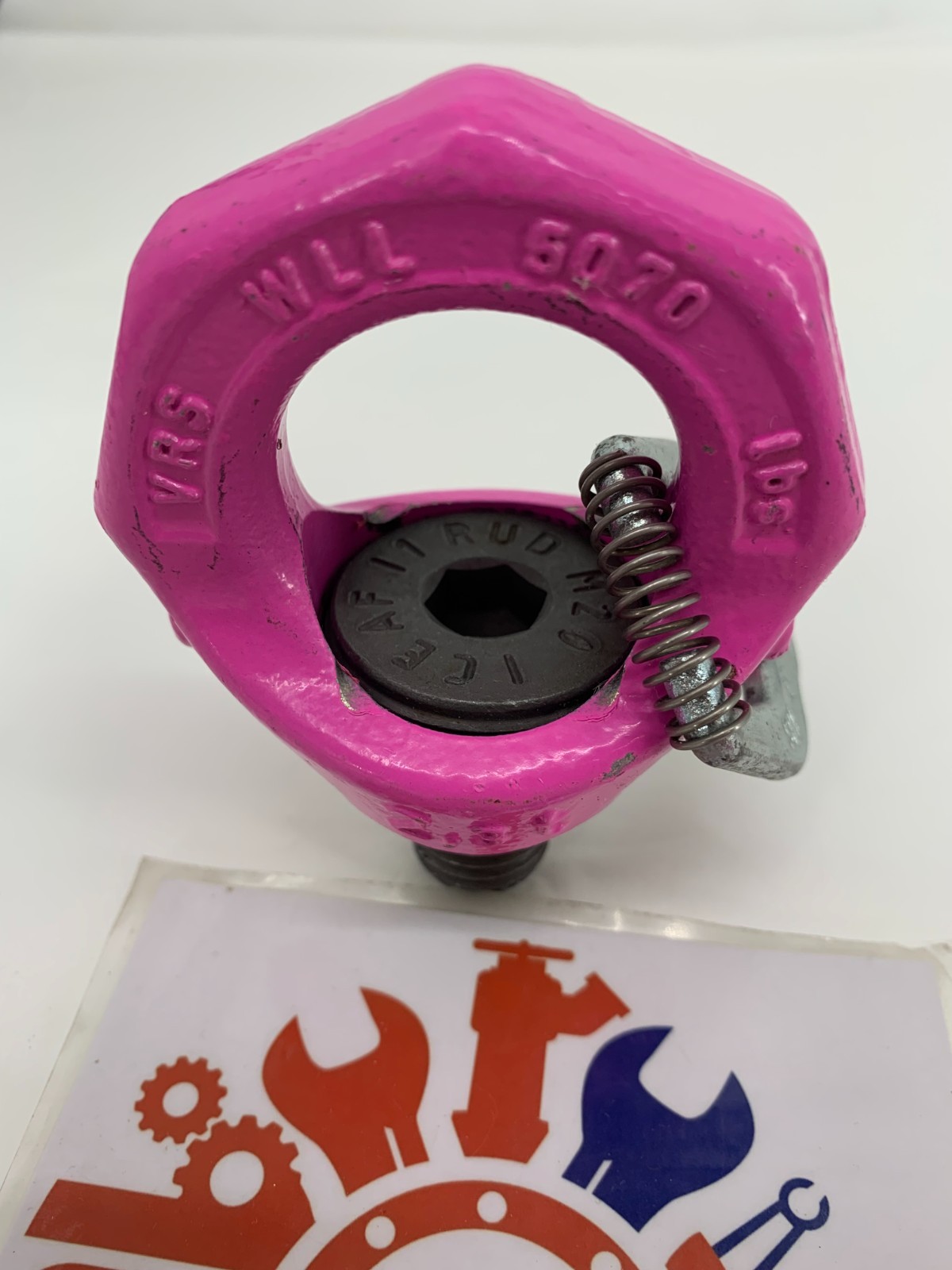 RUD M20 Starpoint VRS-WLL RYC 5070 Lbs. 2.3T Swivel Pink Eyebolt Qty. 1