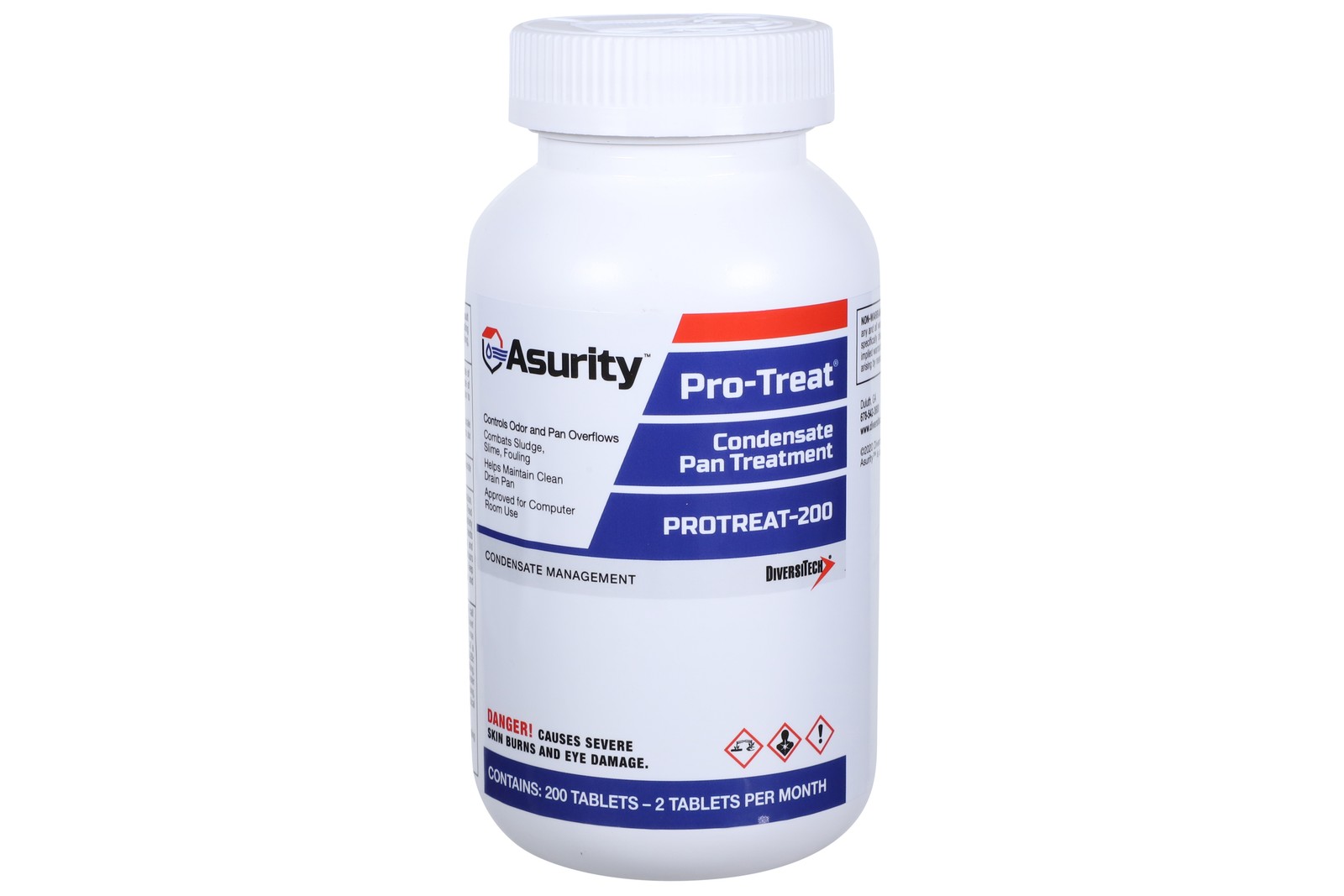 Asurity Drain Pan Tablet Item # PT-200 Diversitech Model # PROTREAT-200, 2-PACK