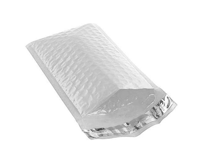 4×8 Inches Shiny White Self Seal Shipping Padded Envelopes Poly Bubble Mailer