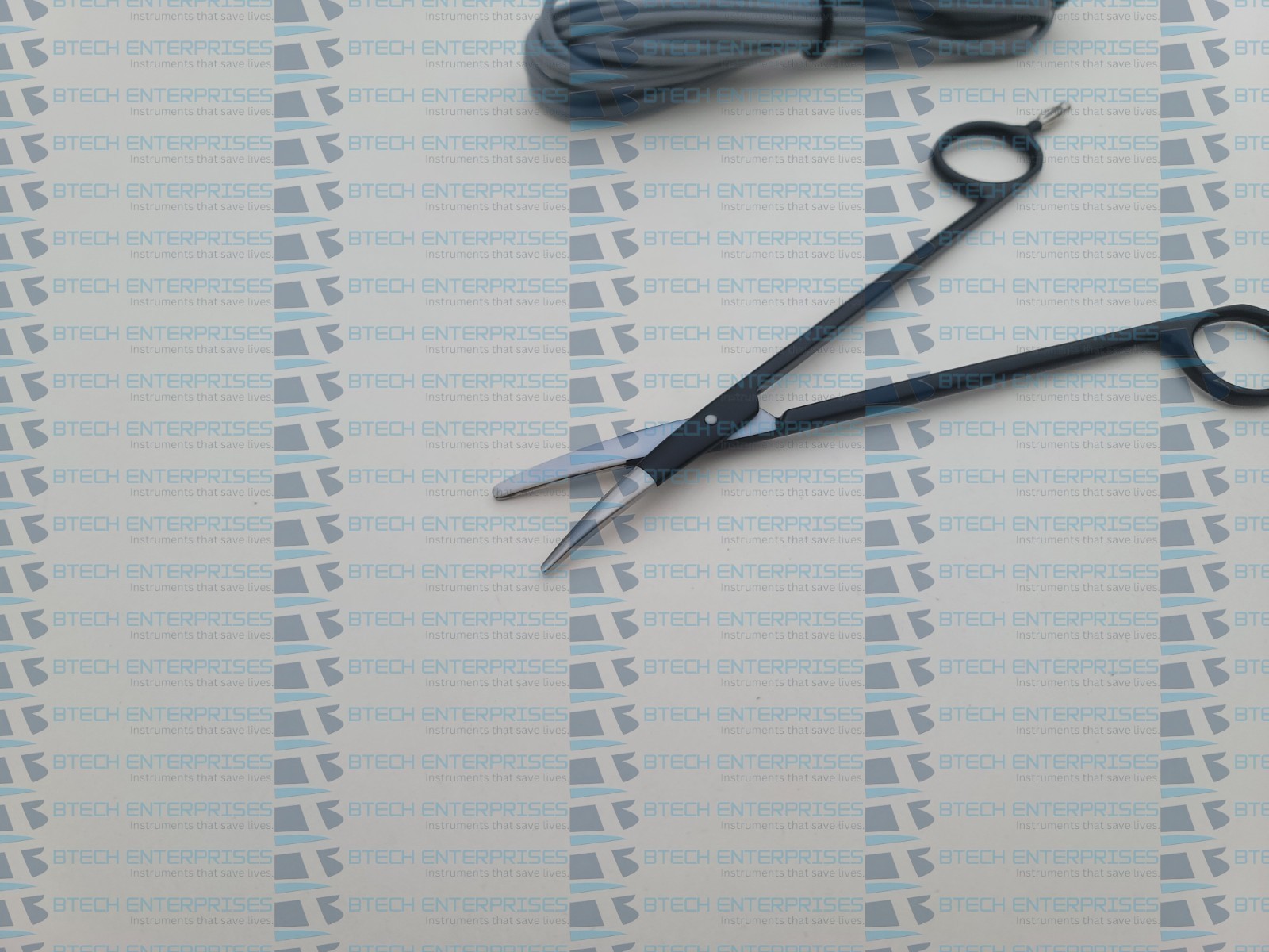 Bipolar Laparoscopic Scissor Metzenbaum Curved with Cable Electrosurgery