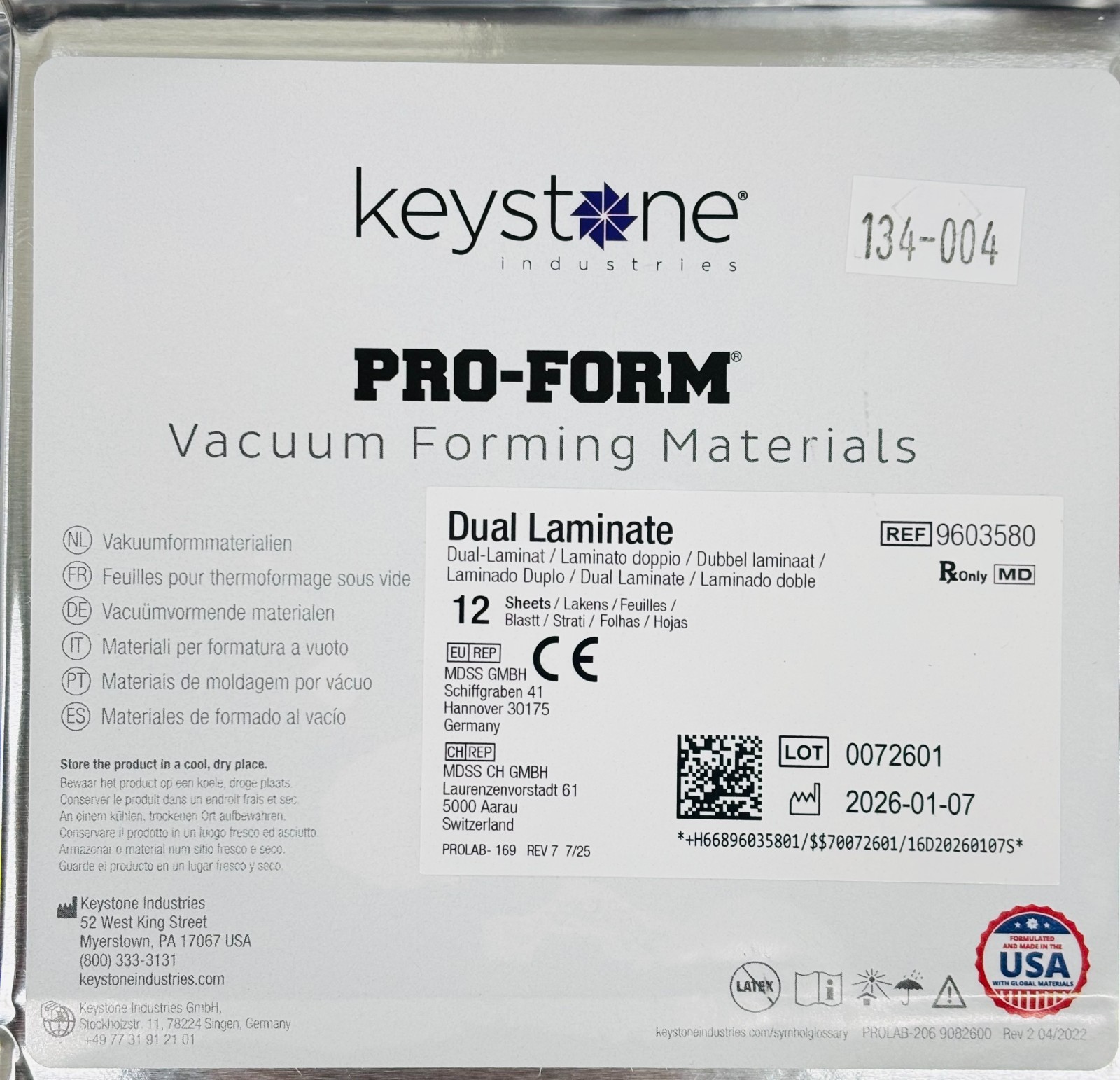 Keystone Pro-Form Vacuum Forming [ Niteguards & Dual Laminates (E-Gasket)]