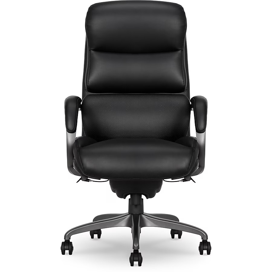 La-Z-Boy Aberdeen Ergonomic Bonded Leather Swivel Executive Chair,…