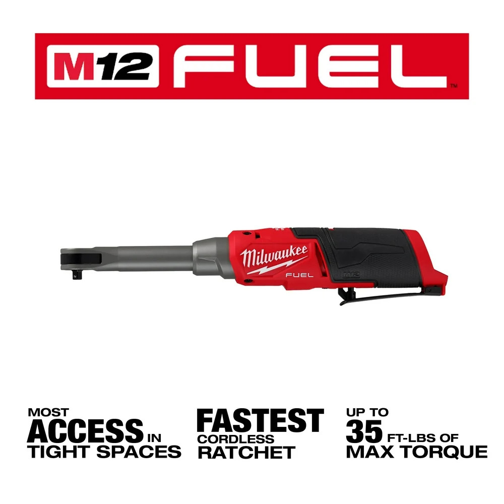 Milwaukee 3497-22RAT M12 FUEL 12V Cordless 2 Tool Combo Kit w/ 3/8″ Ratchet