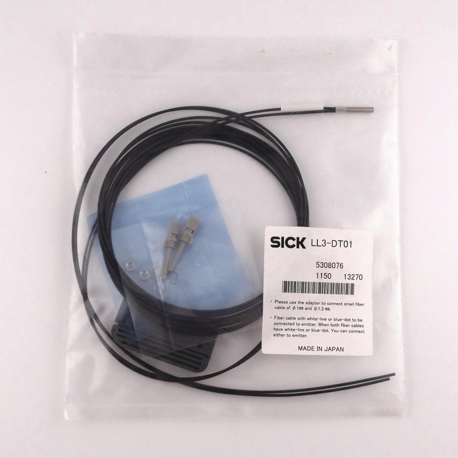 New Sick LL3-DT01 Fiber Optic Proximity Sensor- 60 Day Warranty