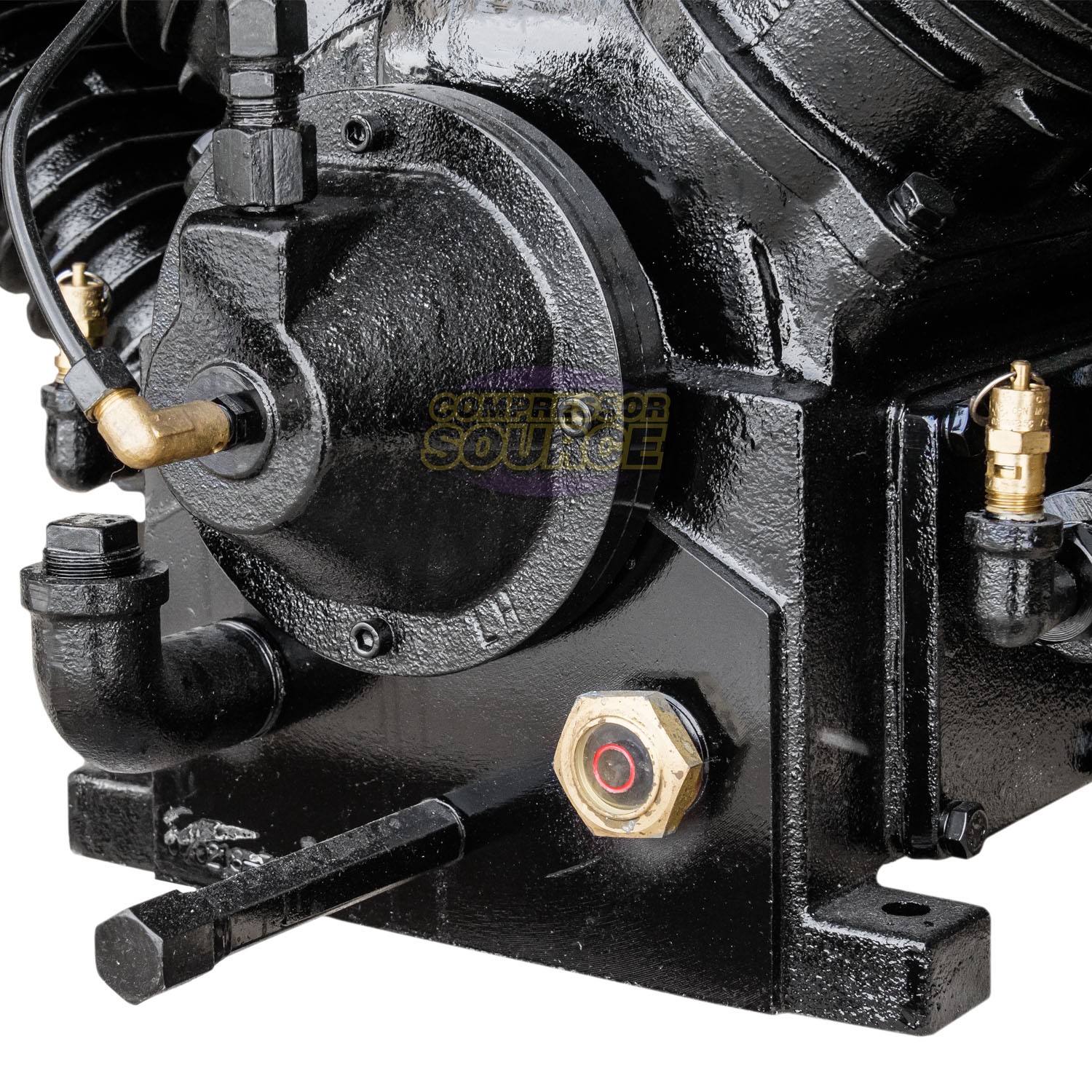 10 HP Horsepower Cast Iron 2 Stage Air Compressor Pump Industrial Two-Stage CI10