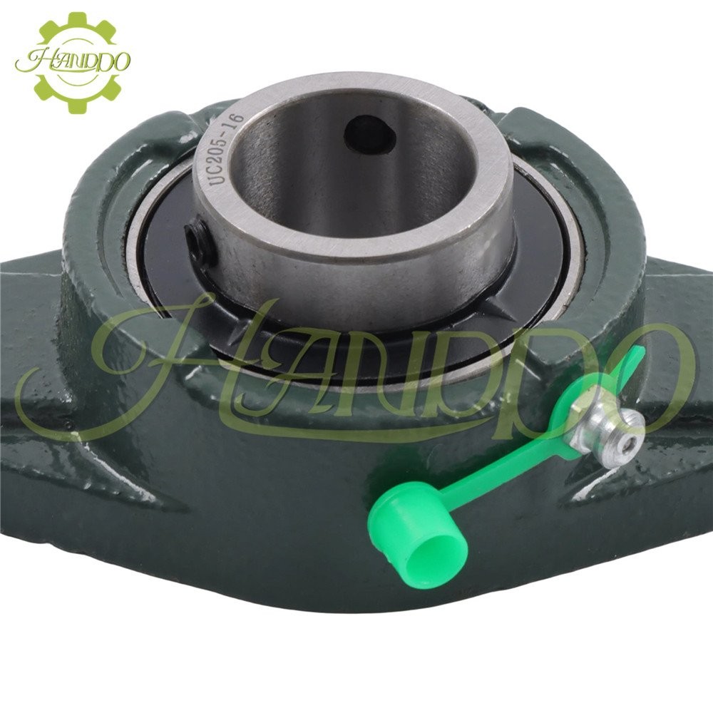 10Pcs UCFL205-16 Pillow Block Flange Bearing 1″ Bore Size 2 Bolt Solid Base