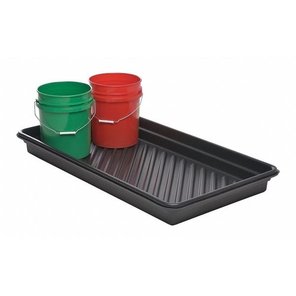 Ultratech 1032 Spill Tray, 24 Gallon Spill Capacity, Polyethylene, 48 In L X 24