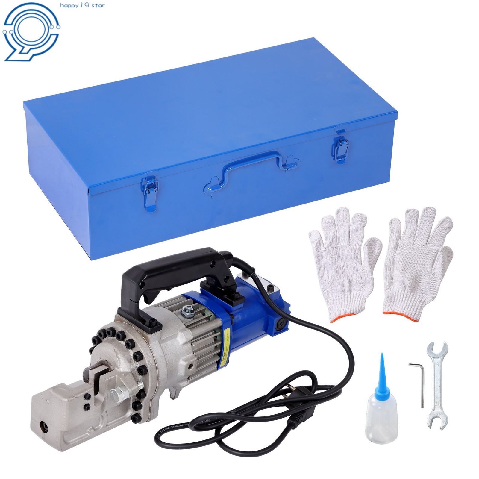 Hydraulic Rebar Cutter 1350W RC-22 3/20»-7/8» Adjustable Dust-Free Operation