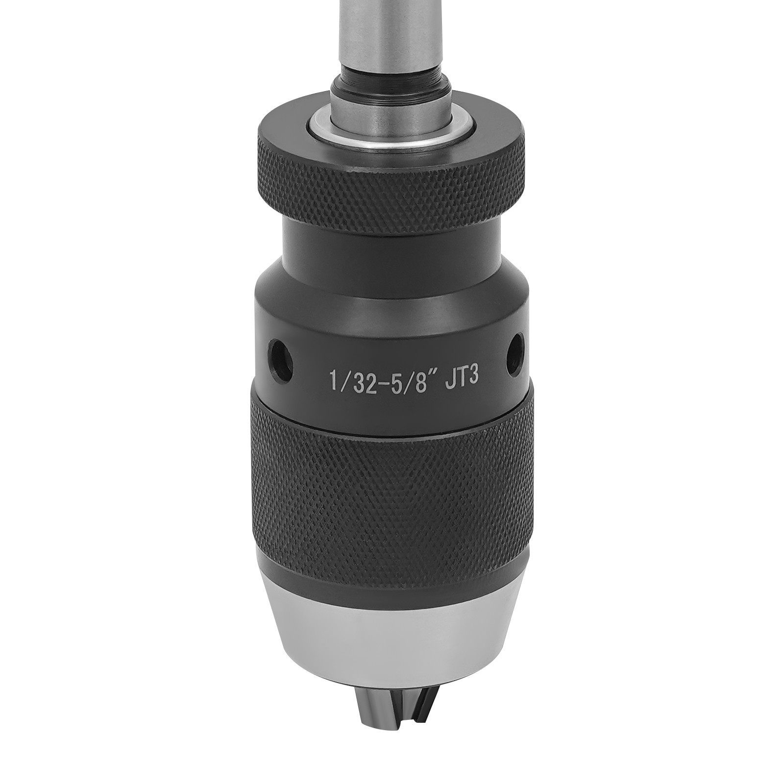 1/32 – 5/8 inches Self-tightening Drill Chuck Set with a Connecting Rod 0.004in