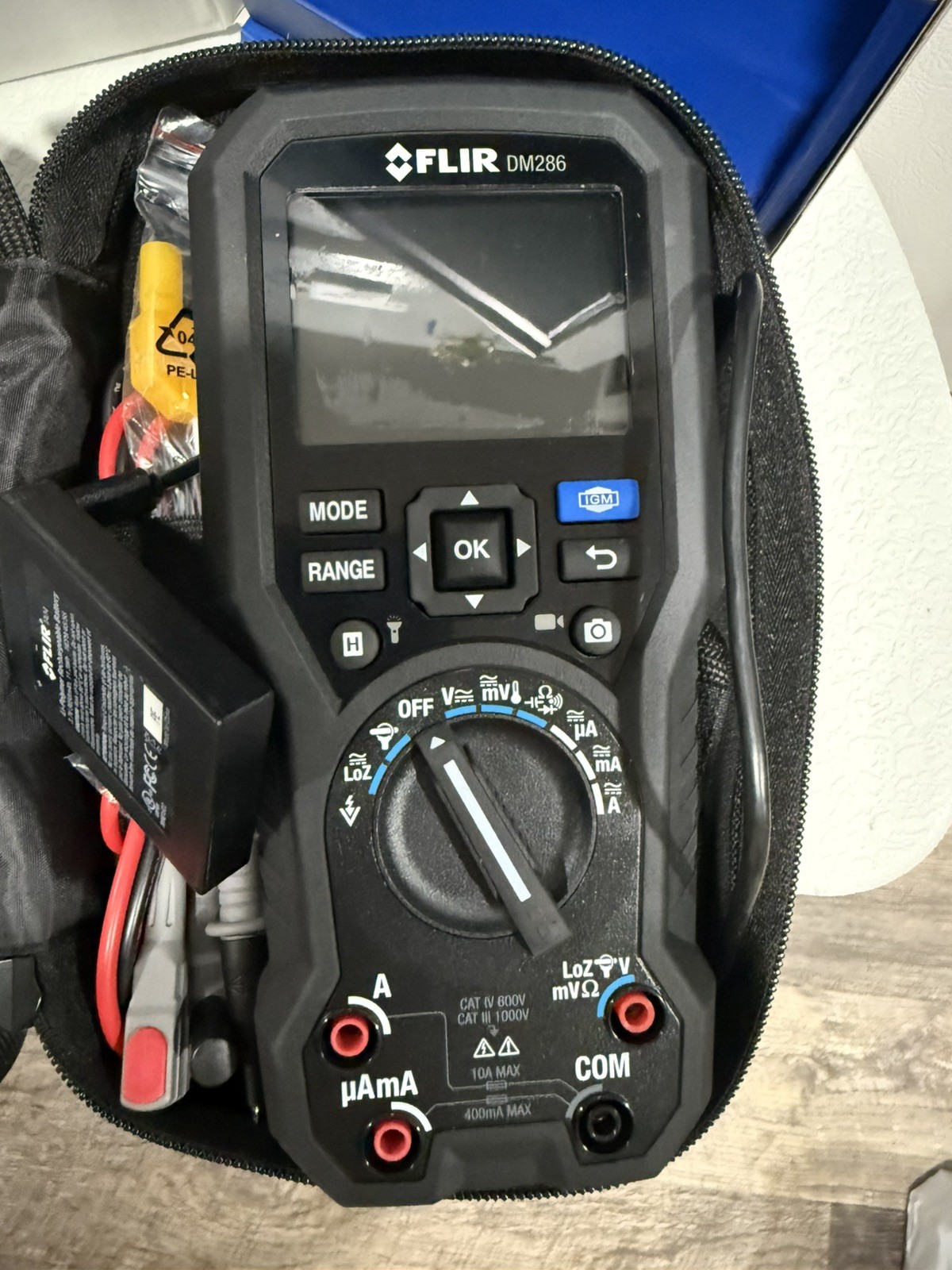 FLIR DM286 Industrial Imaging Multimeter with Extra TA04 Battery