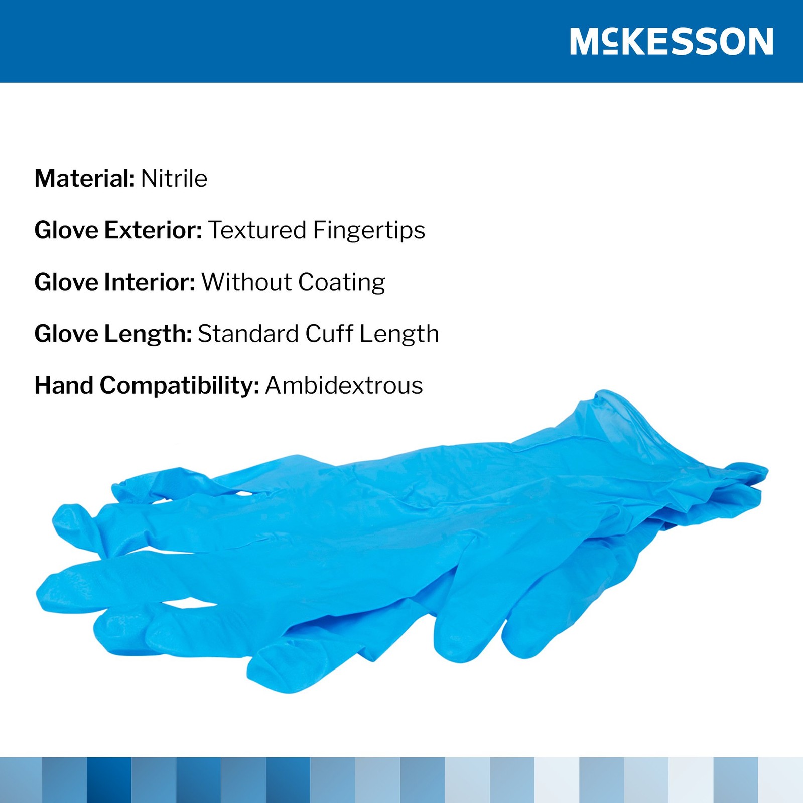 McKesson Confiderm Nitrile Exam Glove – 100 per Box
