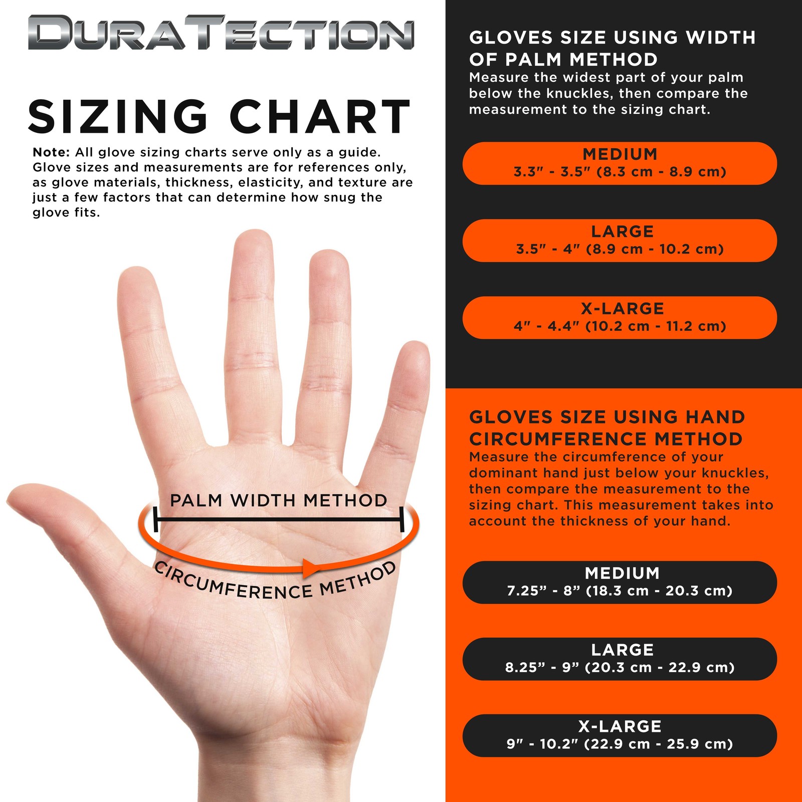 Duratection 8Mil Super Duty Diamond Textured Nitrile Gloves, Box of 100, Large