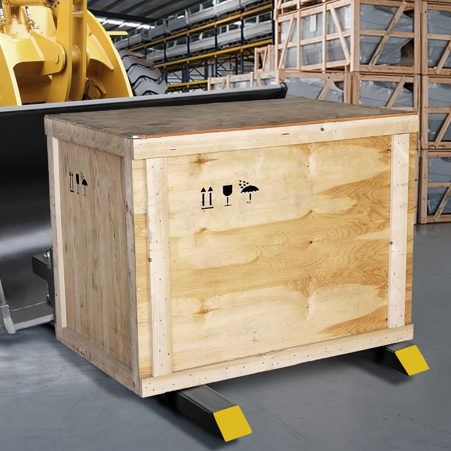 Vevor 43 Inch Clamp On Pallet Forks 2000 Lb Tractor Bucket