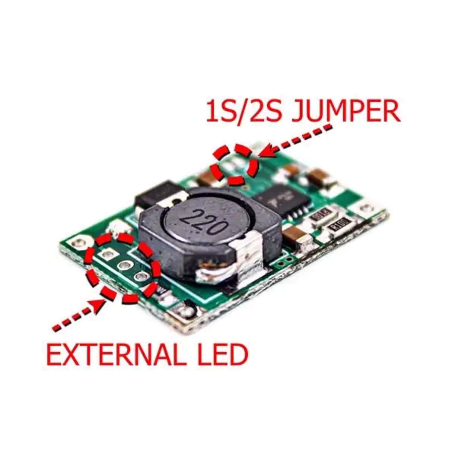 Lithium Ion Battery Charge Management Module TP5100 1S or 2S 4.2v 8.4v 2A Li-ion