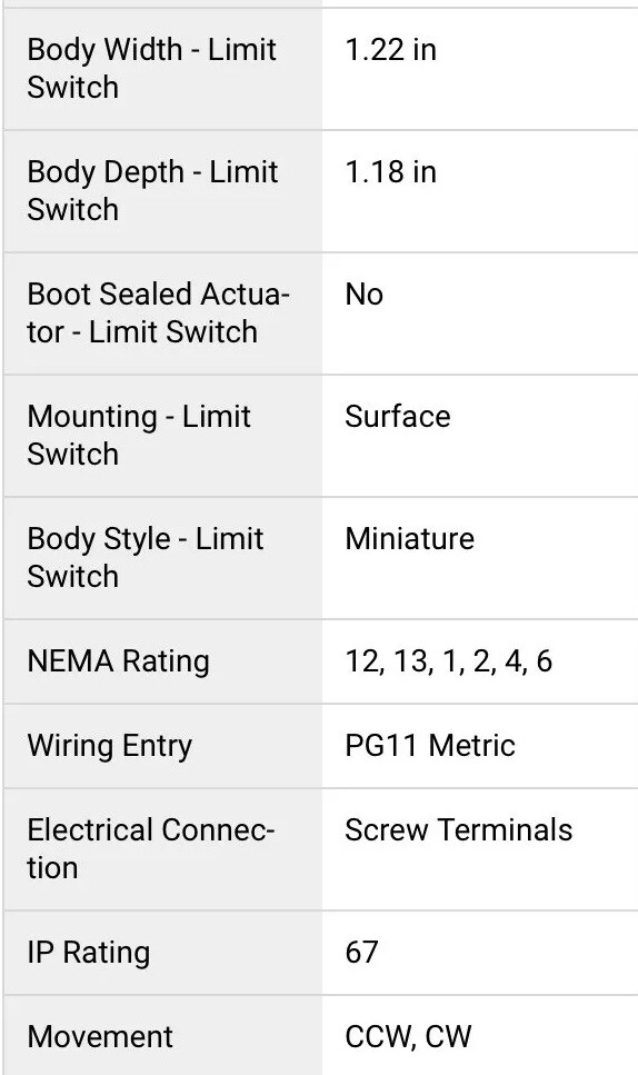 LIMIT Switch ZCY45 Telemecanique XCKP2145G11 Adjustable ROTARY LEVER shps frm US