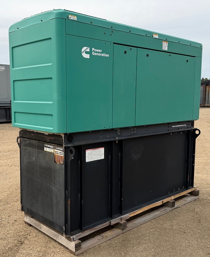 35 kw Cummins / Onan Diesel Generator – 3.3L 4 Cyl. – 232 Hours – Mfg. 2017