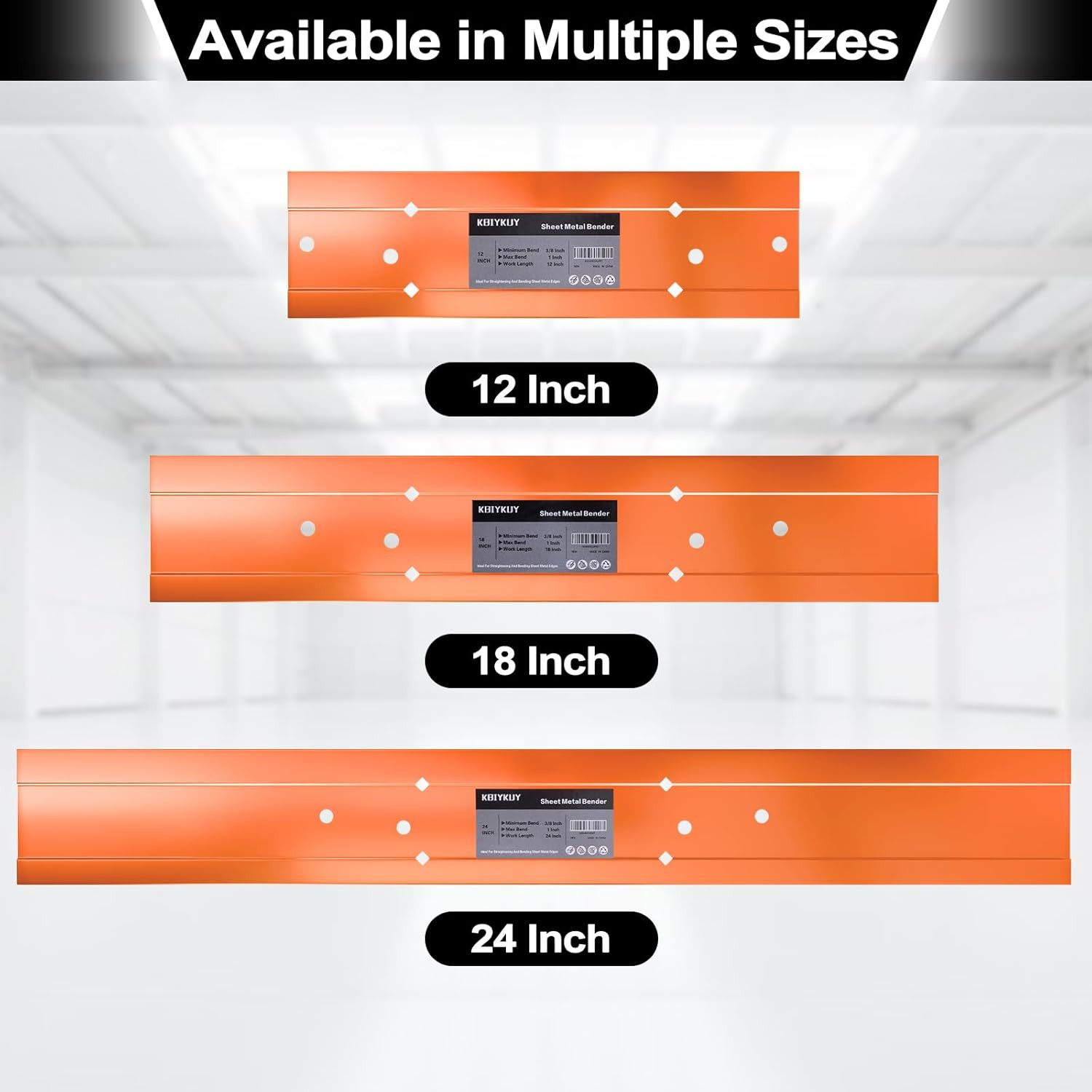 Sheet Metal Bender Folding Tool, 12 Inch Hand Seamer for HVAC Ductwork, Roofing