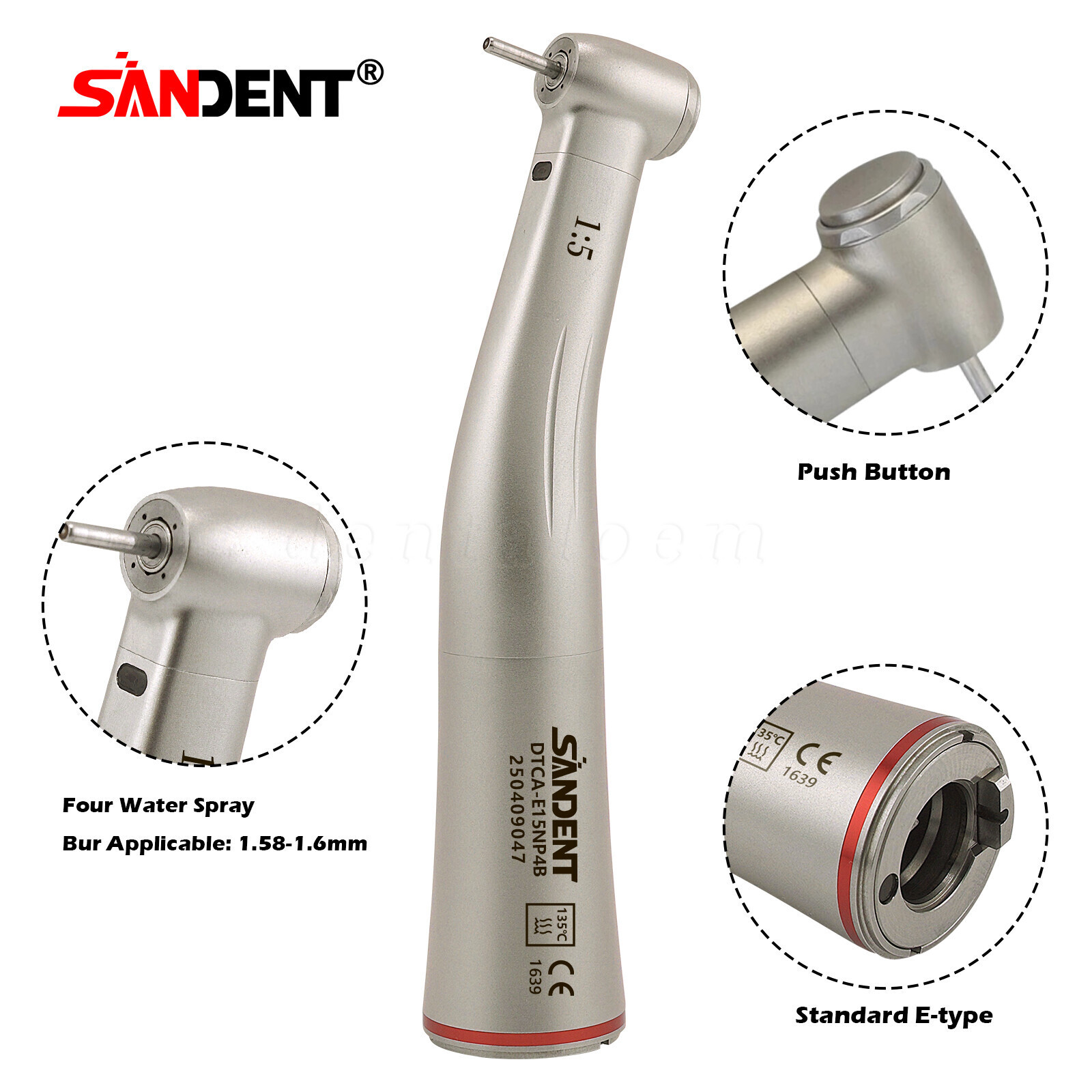 KAV Style Lux M25L Electric Dental Handpiece High Speed 1:5