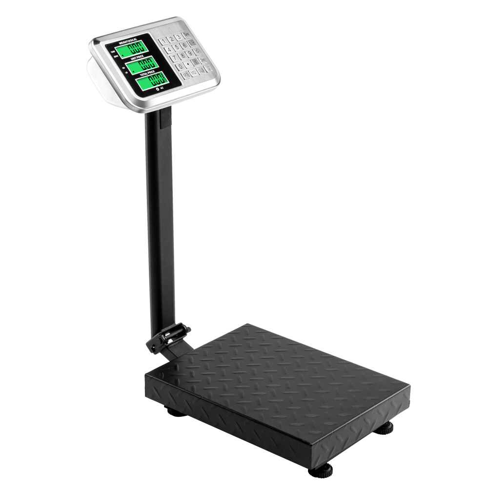 Heavy Duty 220lb Weight Electronic Platform Scale High-Definition LCD Display