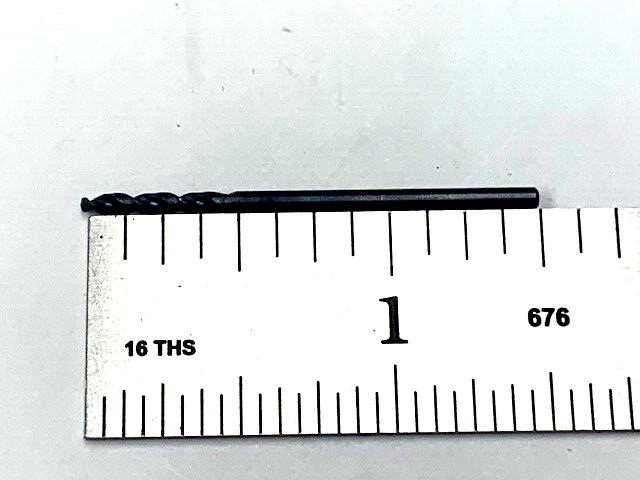 1.90 mm SOLID CARBIDE DRILL ALTIN COATED 1/2″ FLUTE X 1-11/16 OVAL USA PRECISION