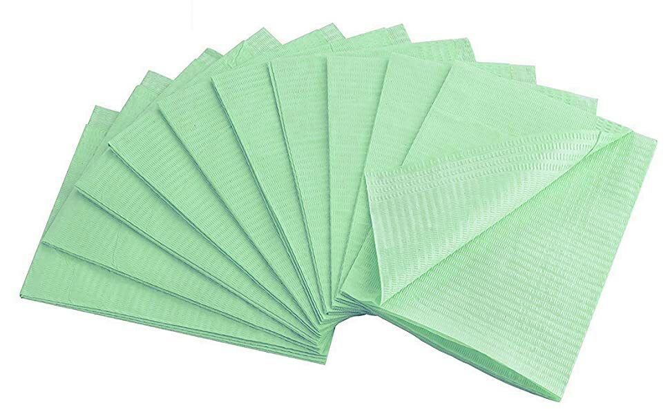 DENTAL PATIENT BIBS 13″ X 18″ – 1 CASE OF 500 BIBS: Colors options