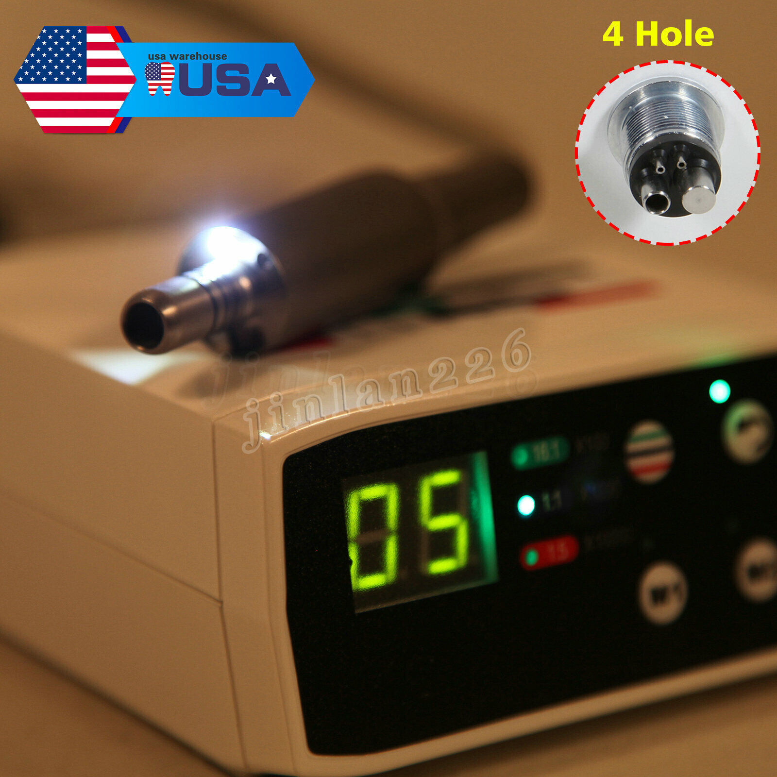 Dental Electric Motor System Clinical Micromotor 1:5 Handpiece Fit KAV