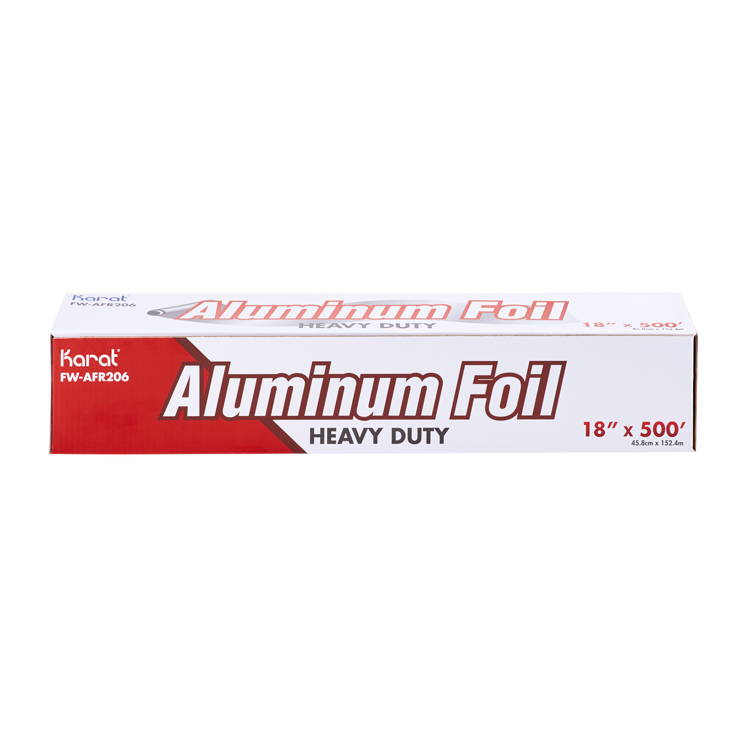 Karat 18” x 500′ Heavy Duty Aluminum Foil Roll – 1 Roll, FW-AFR206