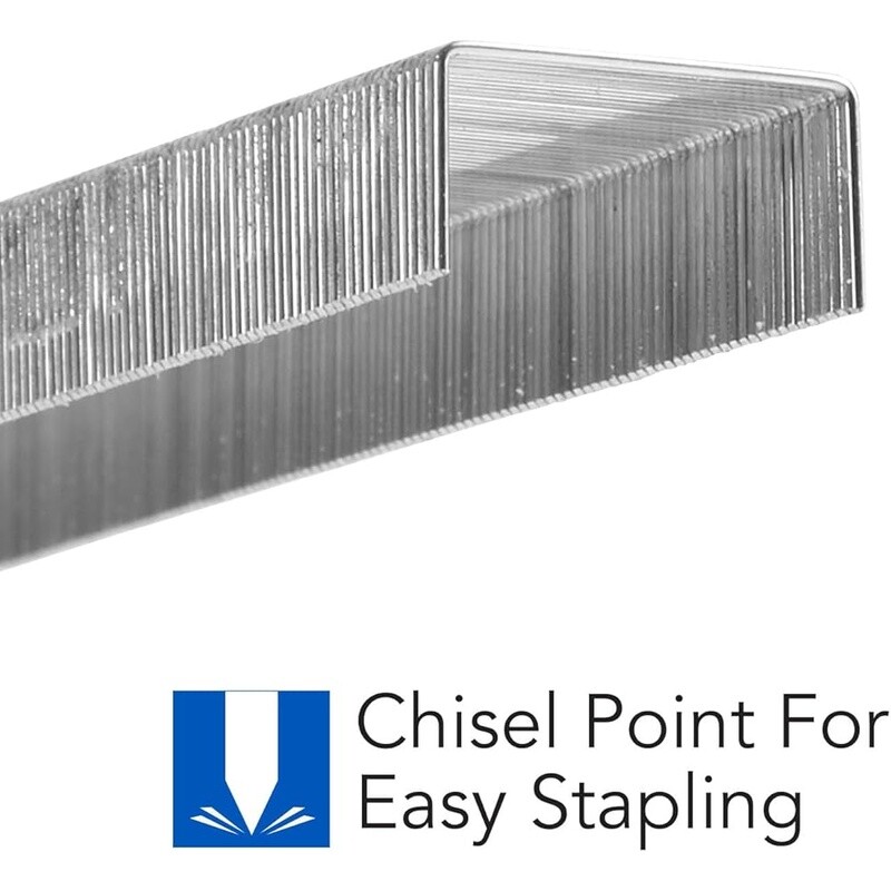 Standard Staples Staplers 1/4 Inch 5000 Count Chisel Point Reliable Performance