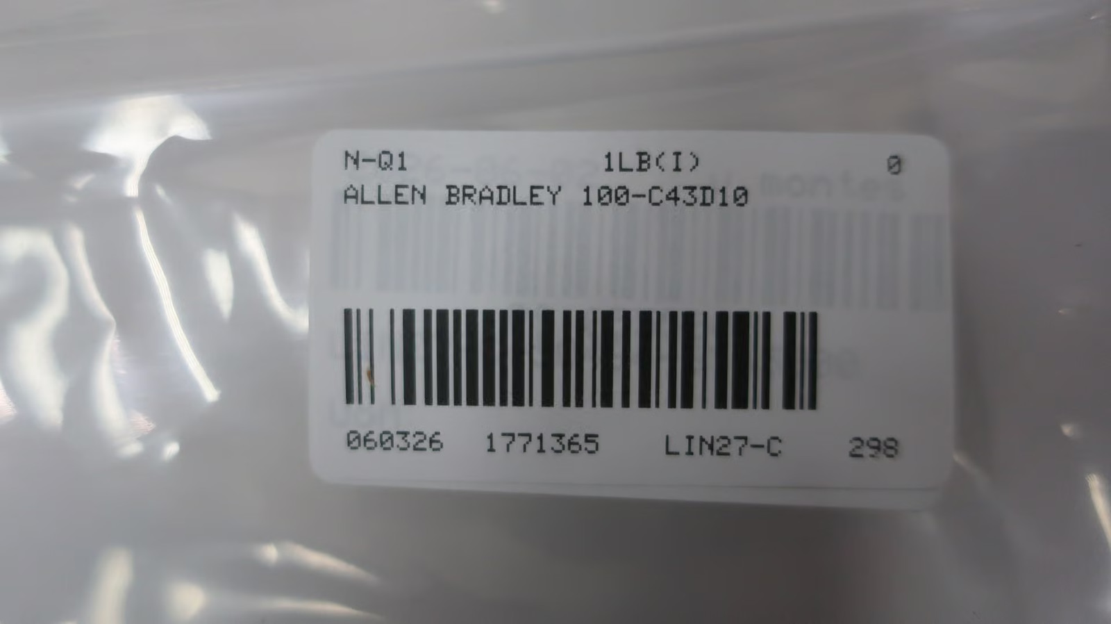 Allen Bradley 100-C43D10 Ac Contactor 30hp 75a Amp 120v-ac