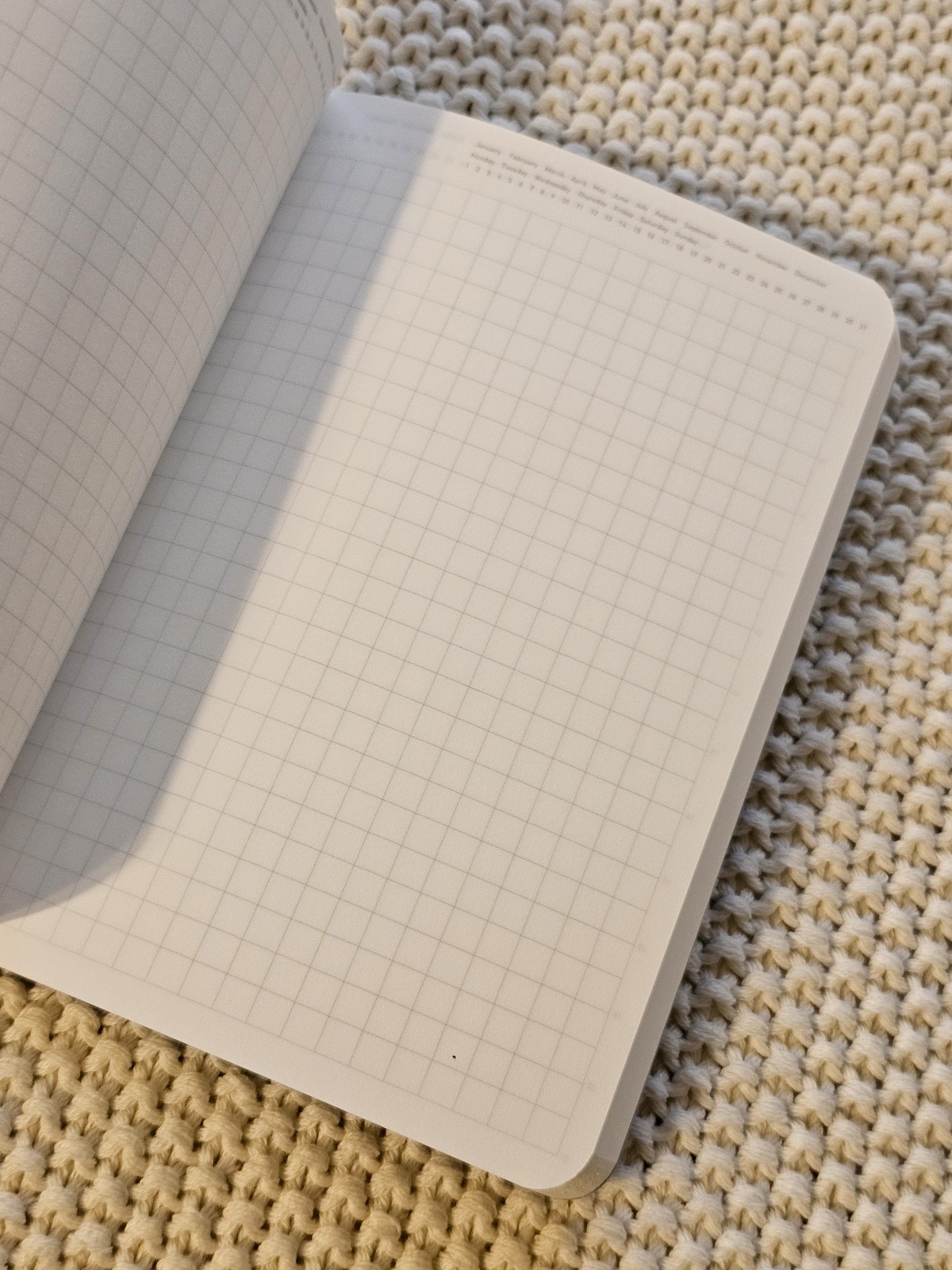 A6 Leather Slip Cover with Front Pocket w/ A6 Half Year Stalogy Included