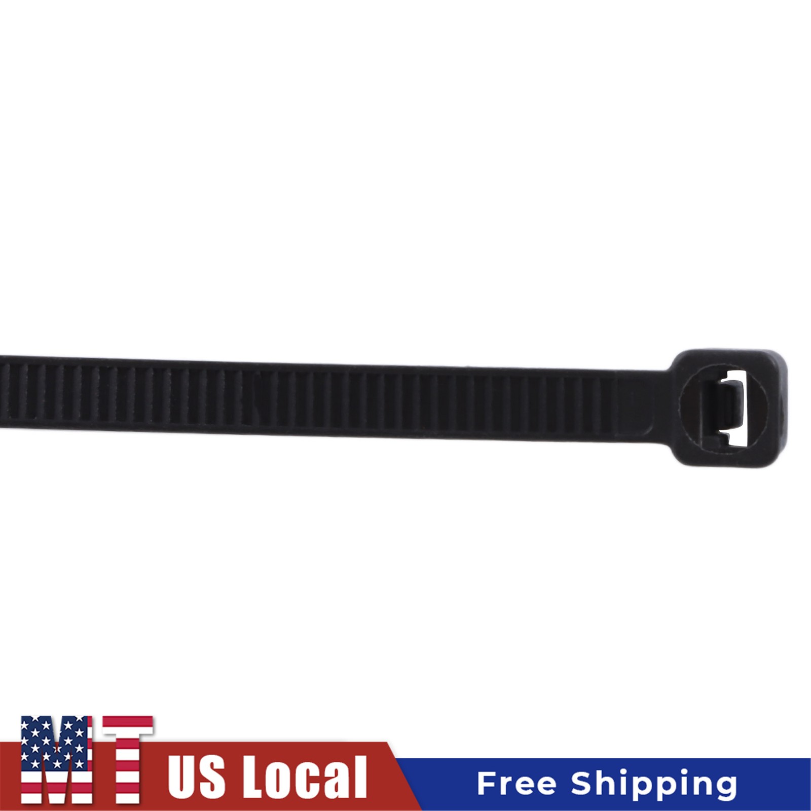 Self-Locking Zip Ties 1200pcs 14 Inch Nylon 50lb Heavy Duty 0.18in Width Black
