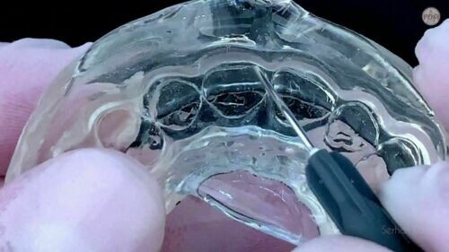 Dental GC Exaclear Clear Vinyl Polysiloxane VPS Bite Registration 2 Cartridges