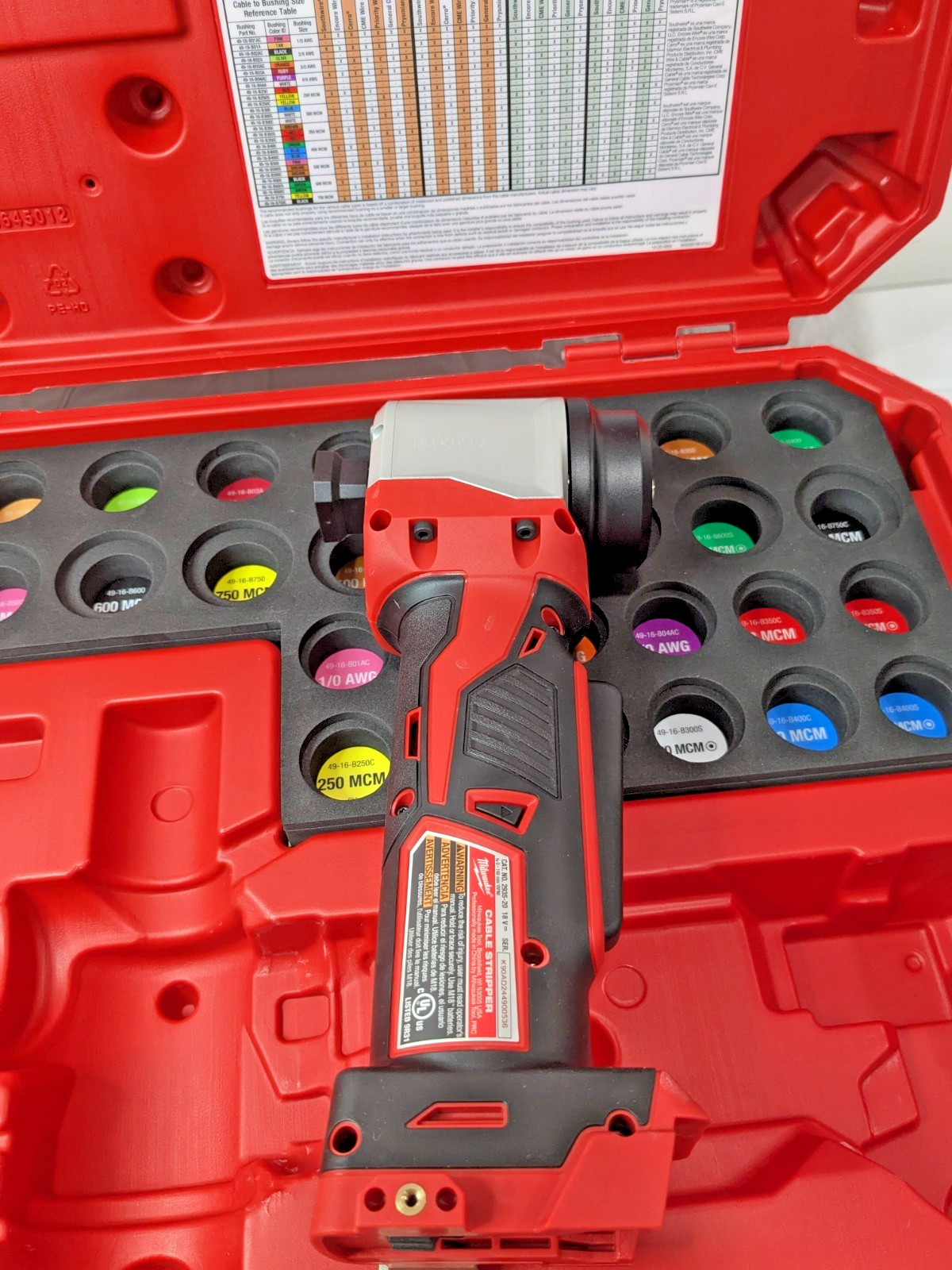 Milwaukee M18 Cable Stripper 2935-20 (TOOL ONLY)