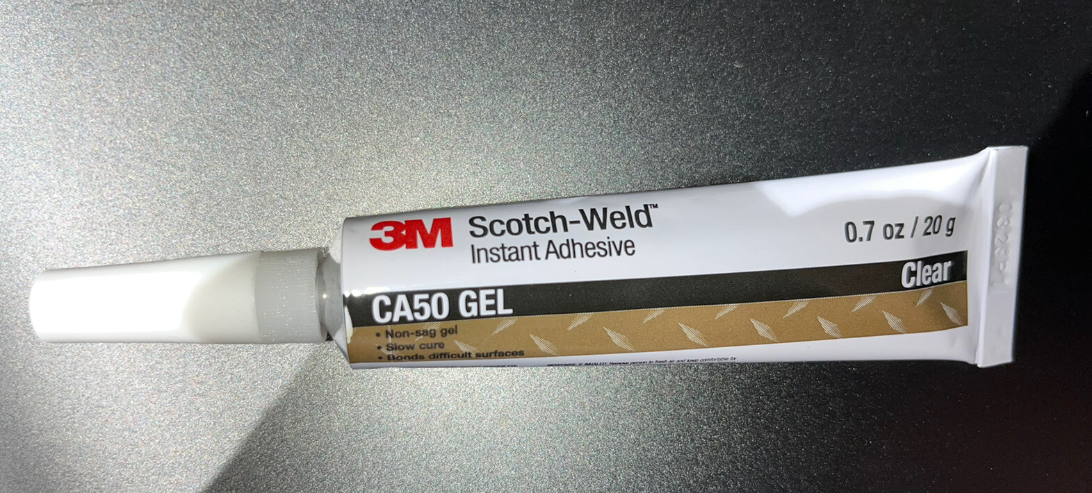 3M™ Scotch-Weld™ Gel Instant Adhesive/Glue CA50 Clear 20 Gram Tube w/ Applicator