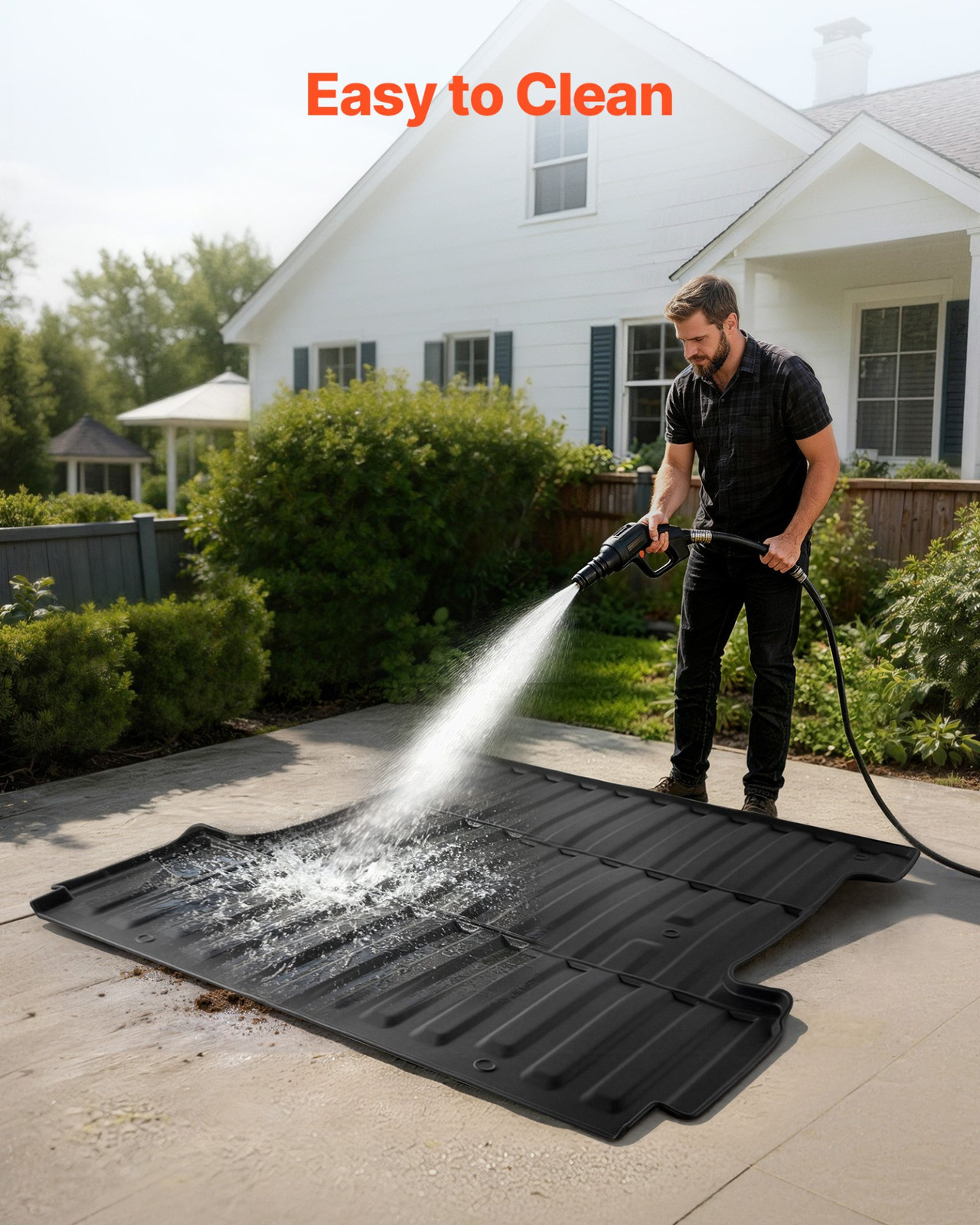Truck Bed Mat for 2015-2026 Ford F150 Lightning Heavy Duty TPE Liner