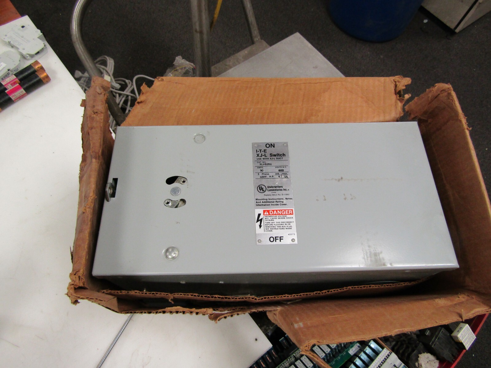 😎 NEW SIEMENS ITE 30 AMP FUSED SWITCH PLUG 600V 3 PHASE 20 HP XLVB351