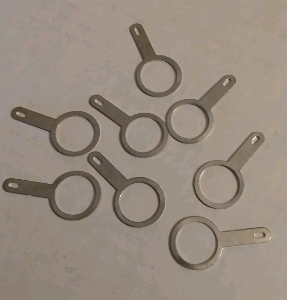 SOLDER LUG/TAB 5/8″ STUD SIZE TINNED BRASS MATTE FINISH 25 PCS/BAG
