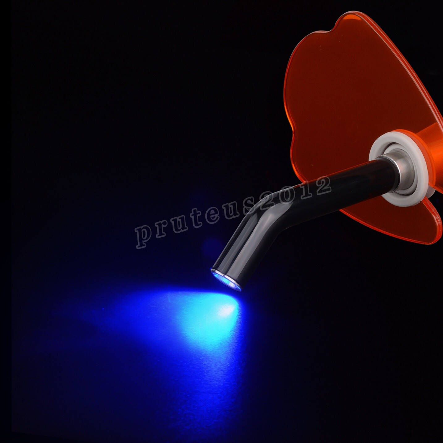 Dental Upgraded Rainbow LED Curing Light 1500-2000mw/cm2 3 Modes Silver US STOCK