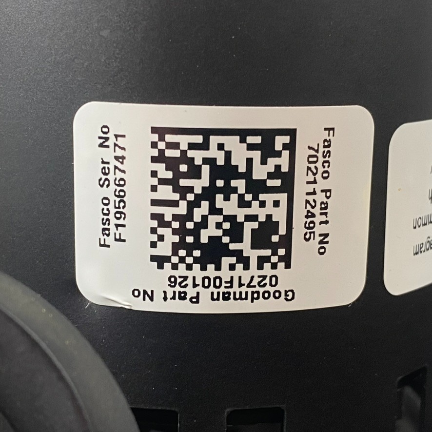 Fasco 702112495 Furnace Inducer Motor 115V 3300/2600RPM (0271F00126) – Used