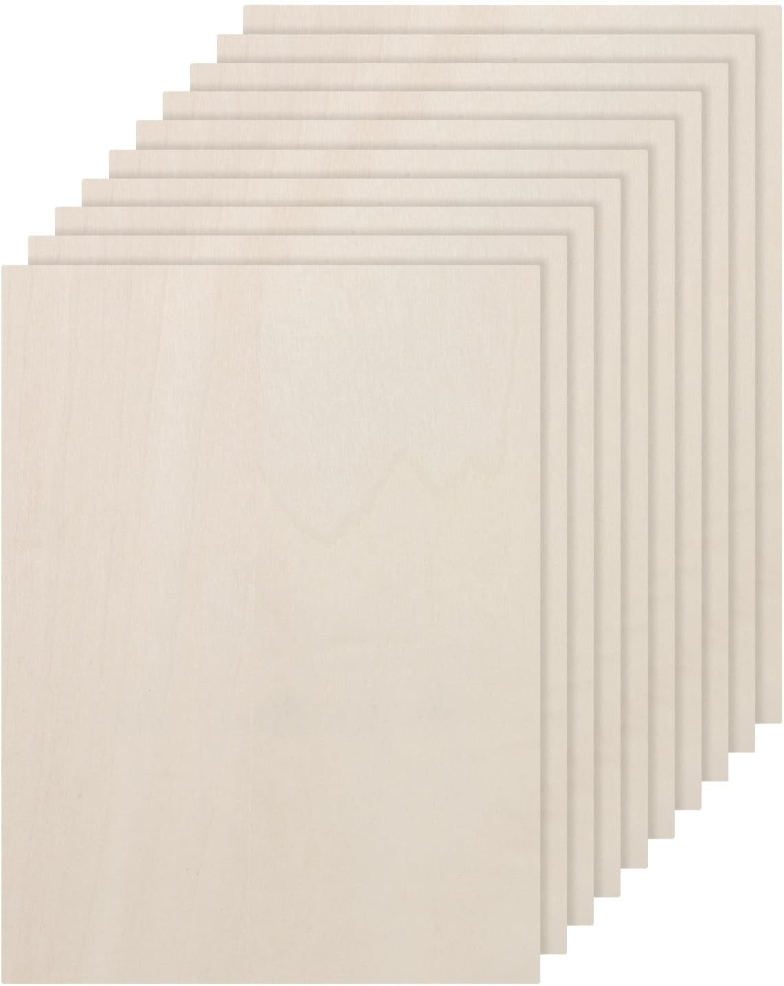 25 Pack 7 X 5 X 1/8 Inches 3Mm Thick Wood Sheets Basswood Sheets Unfinished Plyw